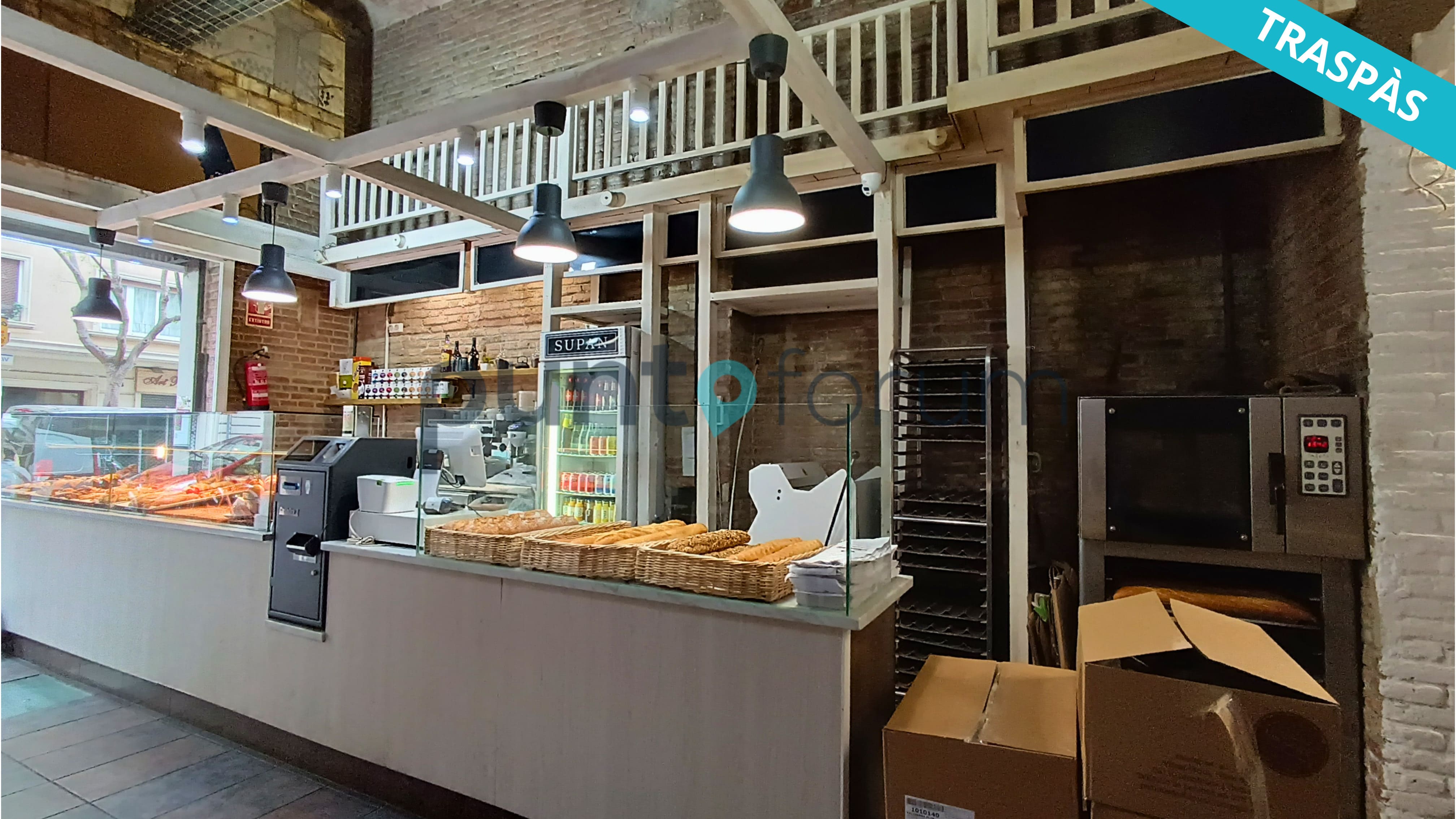 Panadería con licencia de degustación en una de las zonas más transitadas de Barcelona